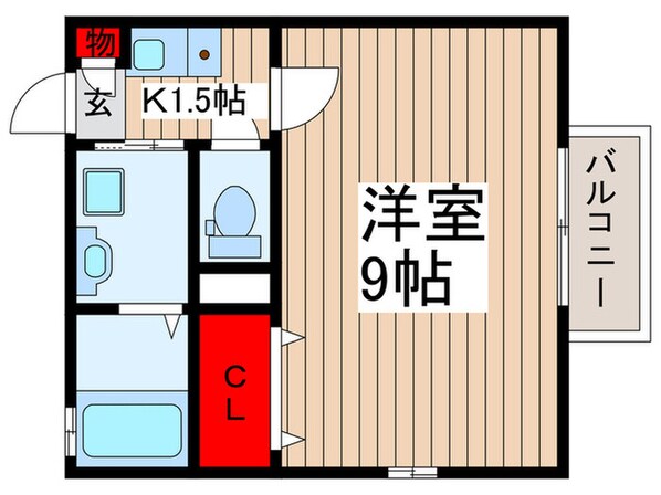 グリーンヒル藤崎Ⅱの物件間取画像